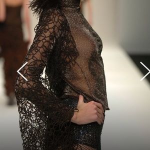 Ronit Zilkha Metallic Top, SZ M